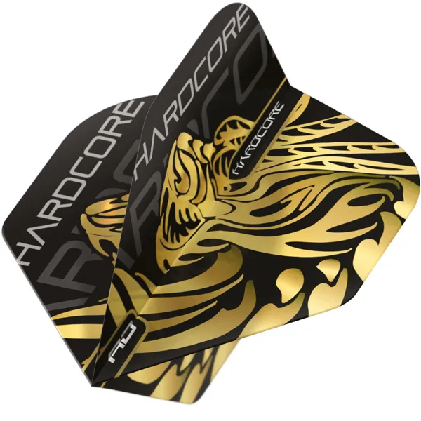 Ailette (3) Hardcore Jonny Clayton Dragon gold large – France Pool Shop