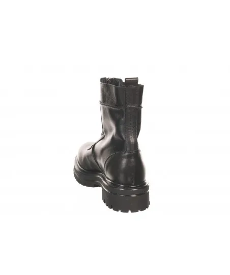 Boots femme rangers et biker zippée signée Osmose Shoes Paris.