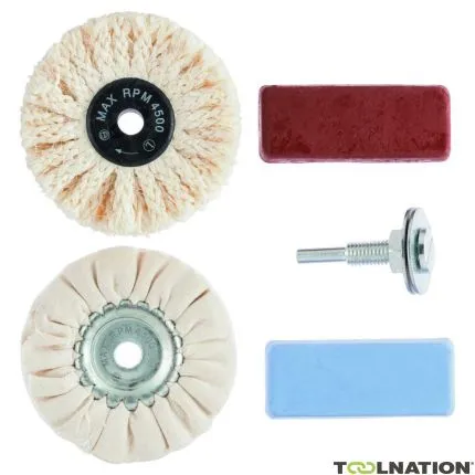 Bosch Bleu Accessoires 2609256556 SET DE POLISSAGE 5 PIÈCES
