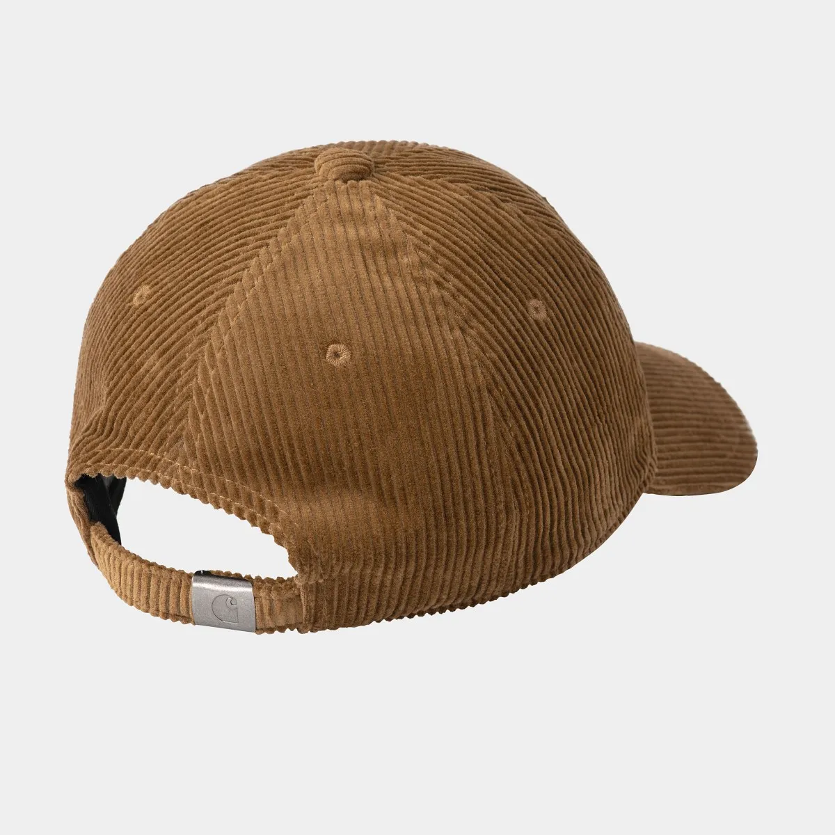 Carhartt WIP - Casquette fauve en velours côtelé