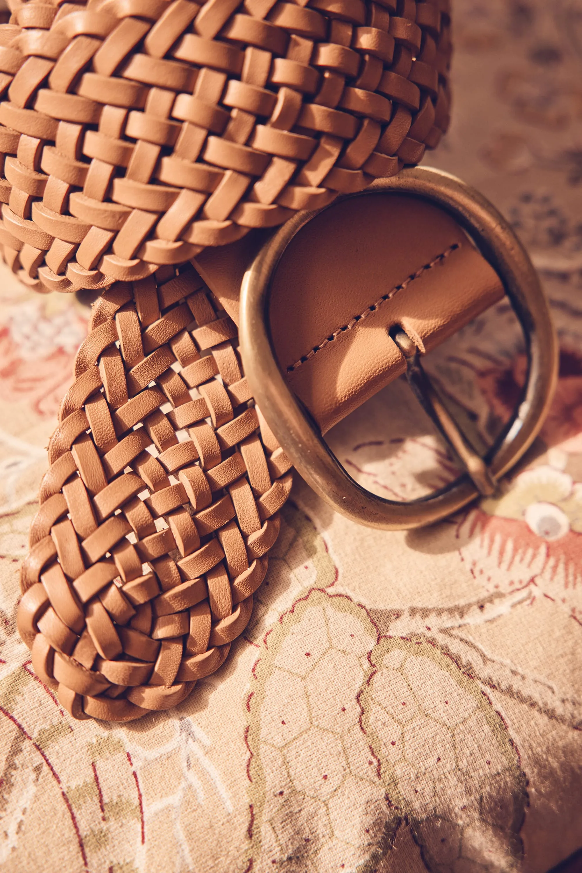 Ceinture en cuir tressé Eloise LEATHER | Maison 123