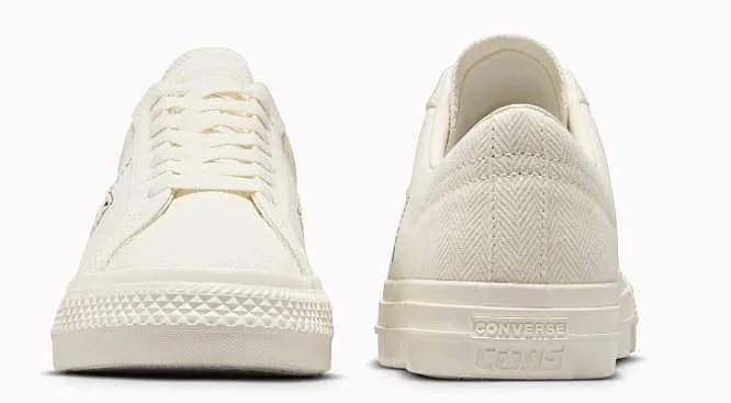 chaussures Converse Cons One Star Pro Herringbone OX - A06655/Egret/Fresh Brew/Egret