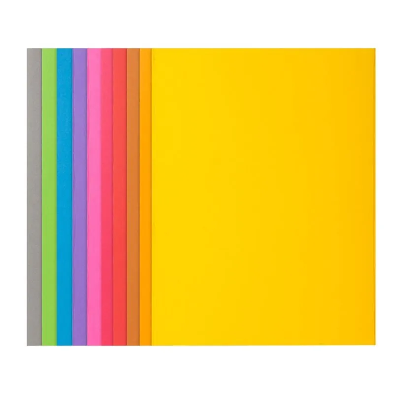 Chemises dossiers épaisses - 210 g/m2 - couleurs assorties - paquet de 50