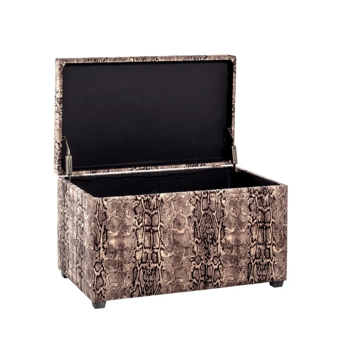 coffre de rangement en MDF recouvert velours | 3 Suisses