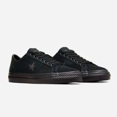CONS CONVERSE x SEAN GREEN GX1000 - ONE STAR PRO OX  - Black / Black / Green