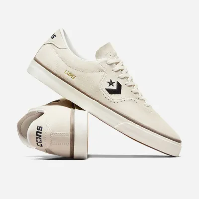 CONVERSE CONS LOUIE LOPEZ PRO OX - Egret/Black/Egret