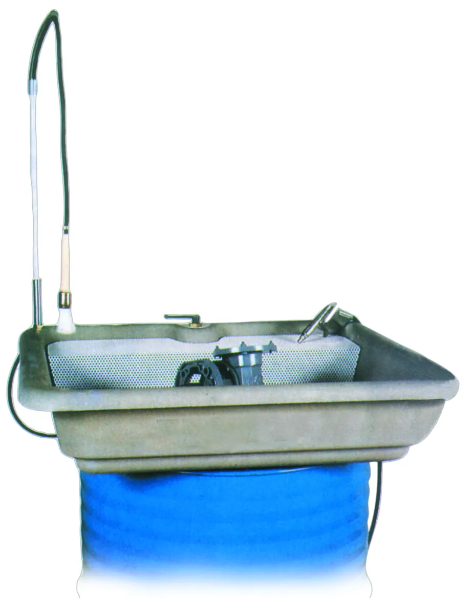 Fontaine de nettoyage pneumatique Tecalemit pour fût 200 l 