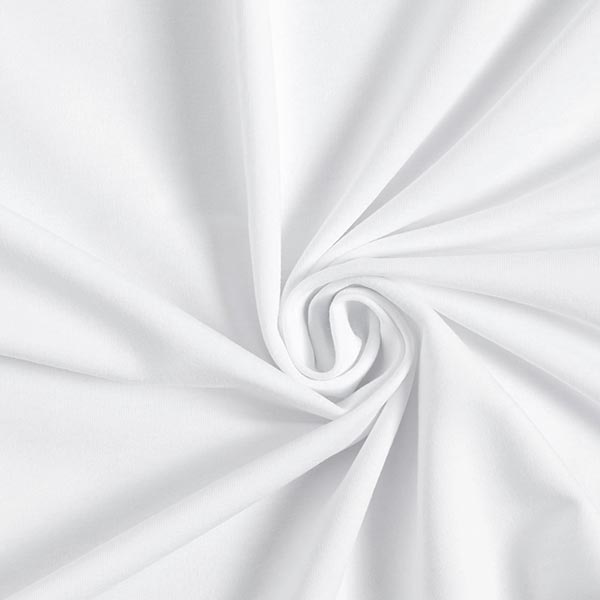 French Terry léger uni – blanc