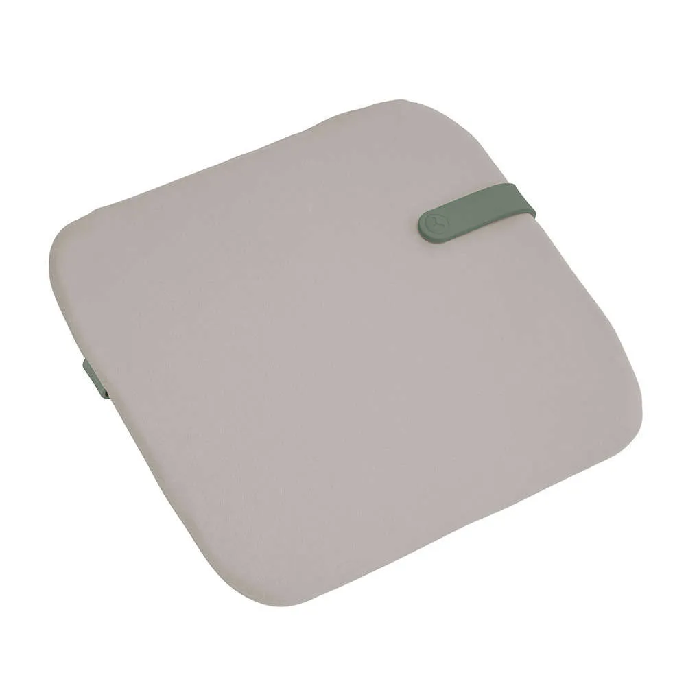 Galette de jardin avec sangle COLOR MIX taupe - 41x38 cm
