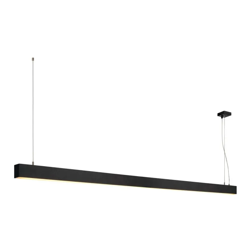 GLENOS suspension profilée 2m noir SMD LED 103W 3000K (1001406)