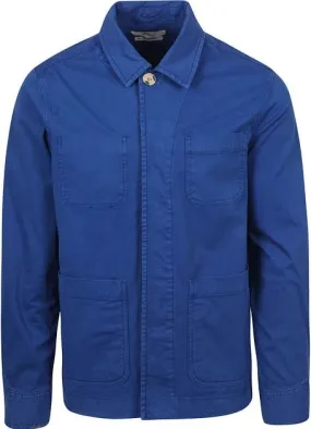 King Essentials The Benjamin Overshirt Bleu Royal KM11108001
