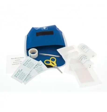 Kit Urgence Redcross en Polyester de Couleurs Rouge et Bleue