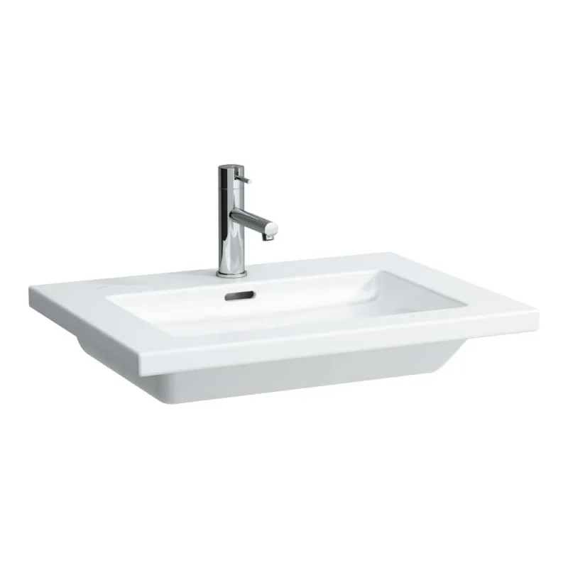 Laufen Living vasques céramique Vasque à encastrer 650X480 1 trou pour robinetterie