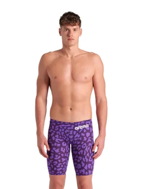 Maillot de compétition Powerskin Carbon Air2 Jammer pour hommes E.L. - Leopard Skin Violet