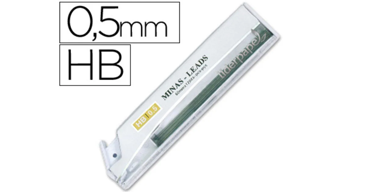 MINE GRAPHITE HB 0.5MM PACK DE 12