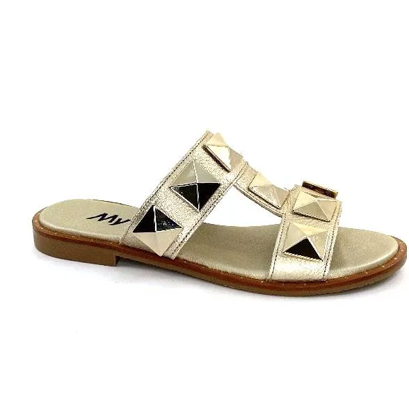 Myma 7521 Cuir Or