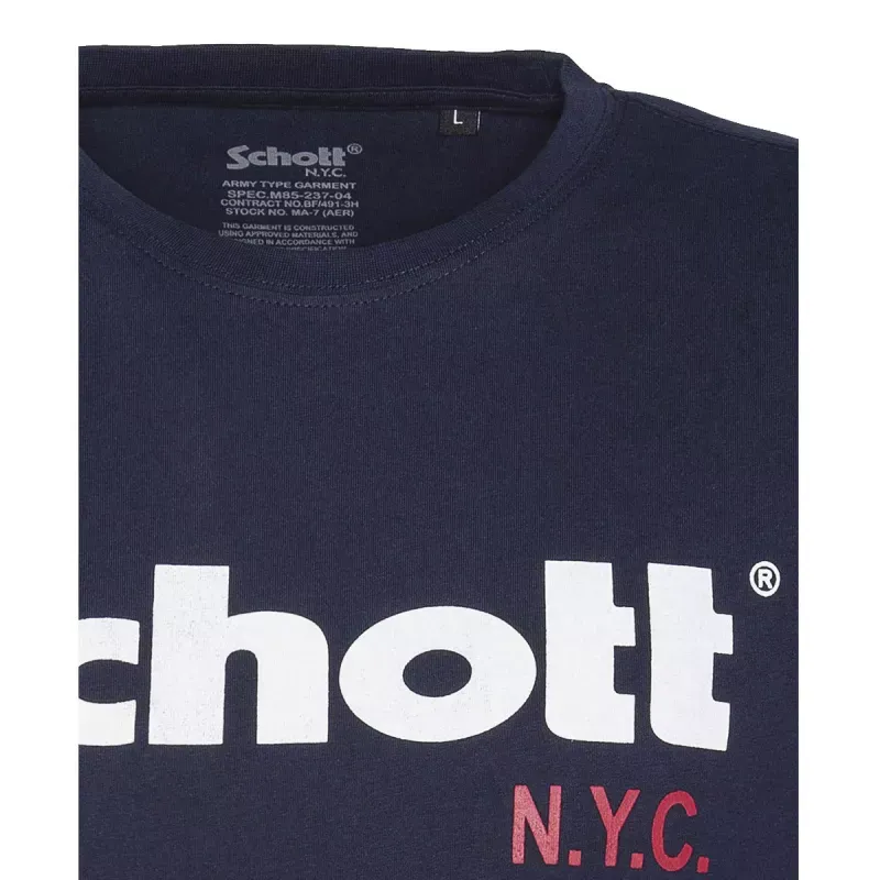 Pack de 2 tee-shirt Schott ras du cou