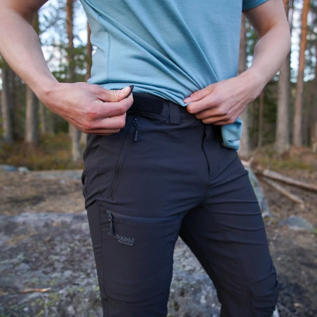 Pantalon Bergans Breheimen Softshell Black / Solid Charcoal