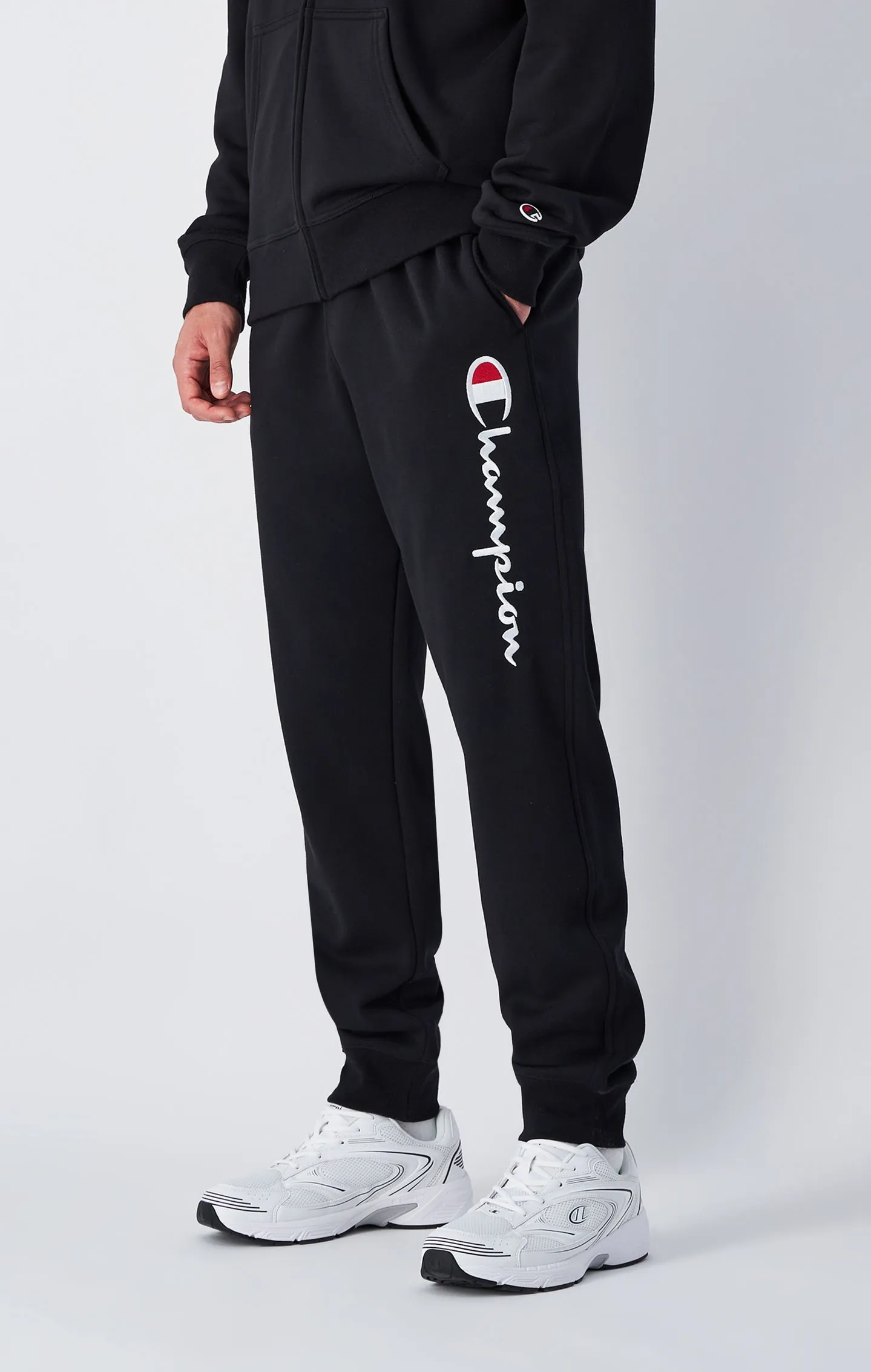 Pantalon de jogging en molleton avec grand logo | Champion France