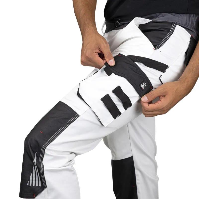 Pantalon de travail blanc LMA | Vêtements peintre pas cher