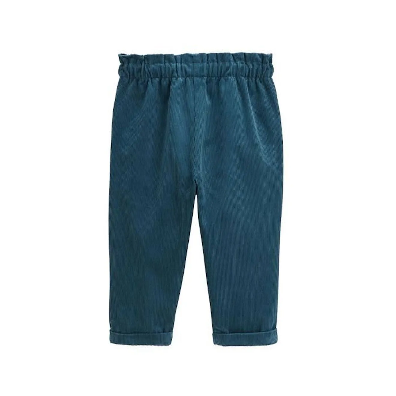 Pantalon en velours côtelé bébé fille Népal bleu - Petit Beguin