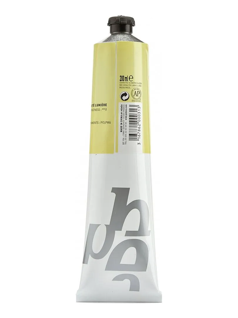 Peinture à l'huile fine XL Studio - Jaune lumière - 200 ml - N/A