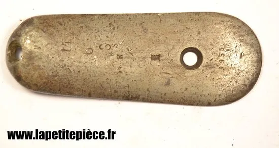 Plaque de couche mauser g98 allemand ww1