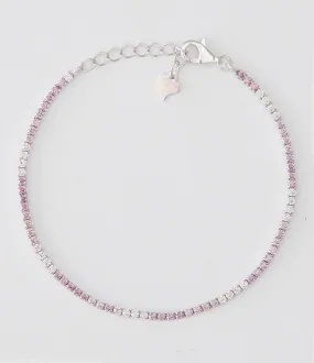 PLEIN SOLEIL Partager  Bracelet Yuki Argent Violet  