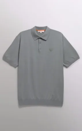 Polo en maille manches courtes Jude gris Gertrude - La Canadienne - T-shirts / Polos / Chemises Textile Gris