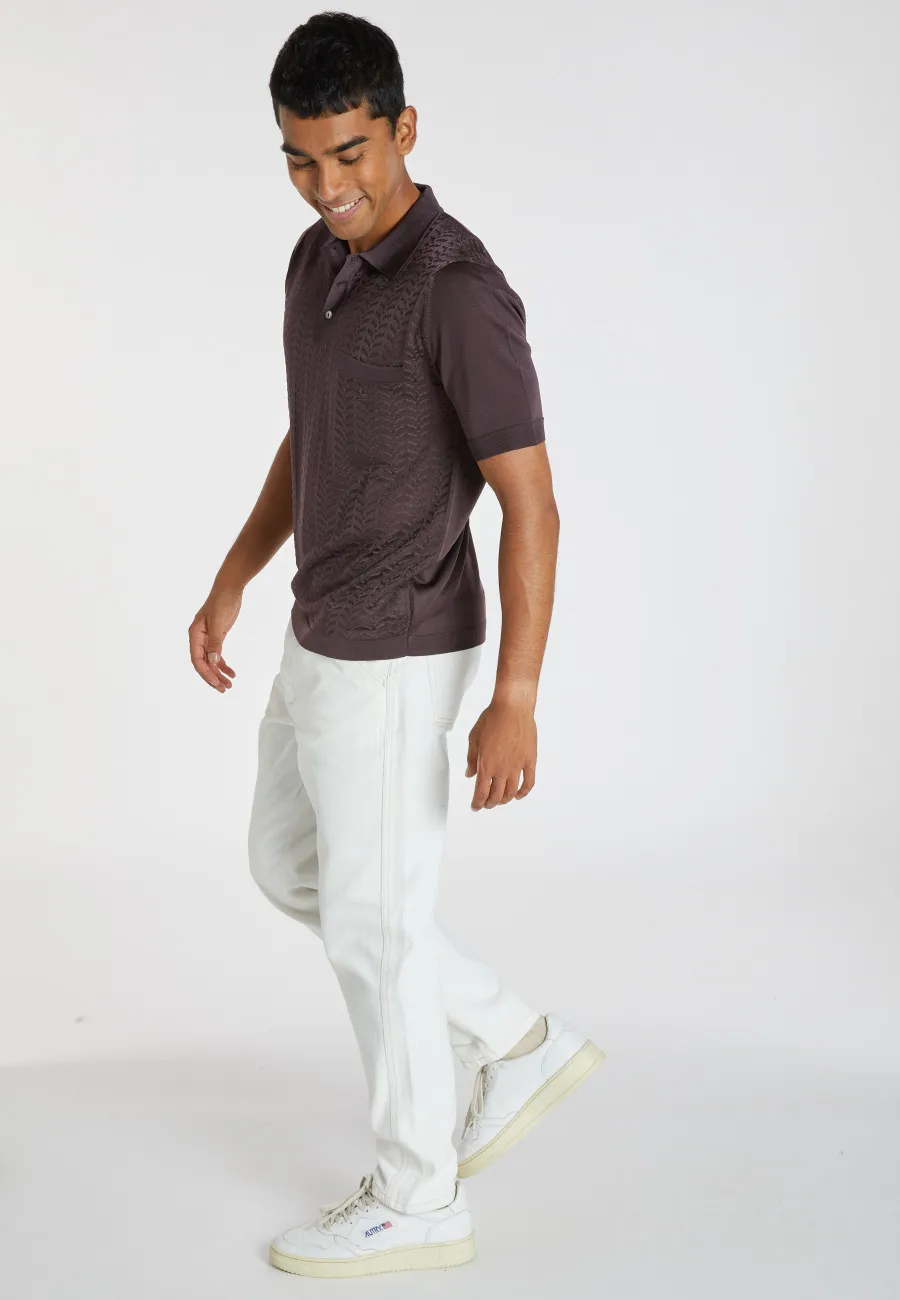 Polo Fil Lumière à motifs - Alec
