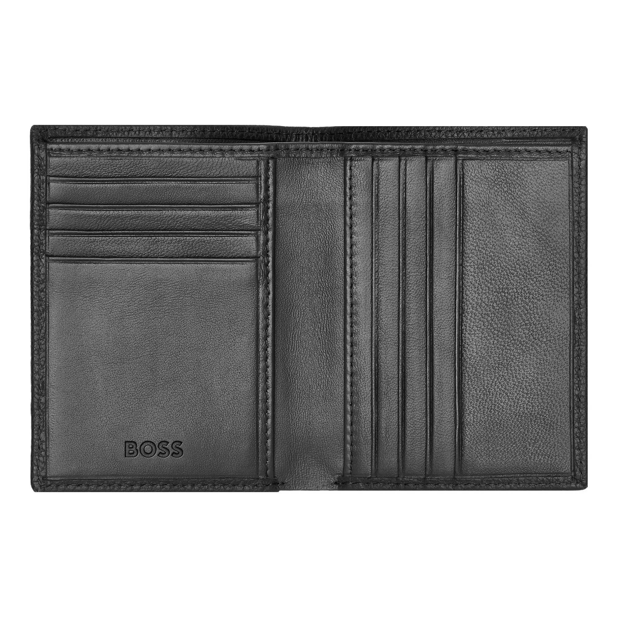 Porte-cartes double Hugo Boss Classic Grained en cuir