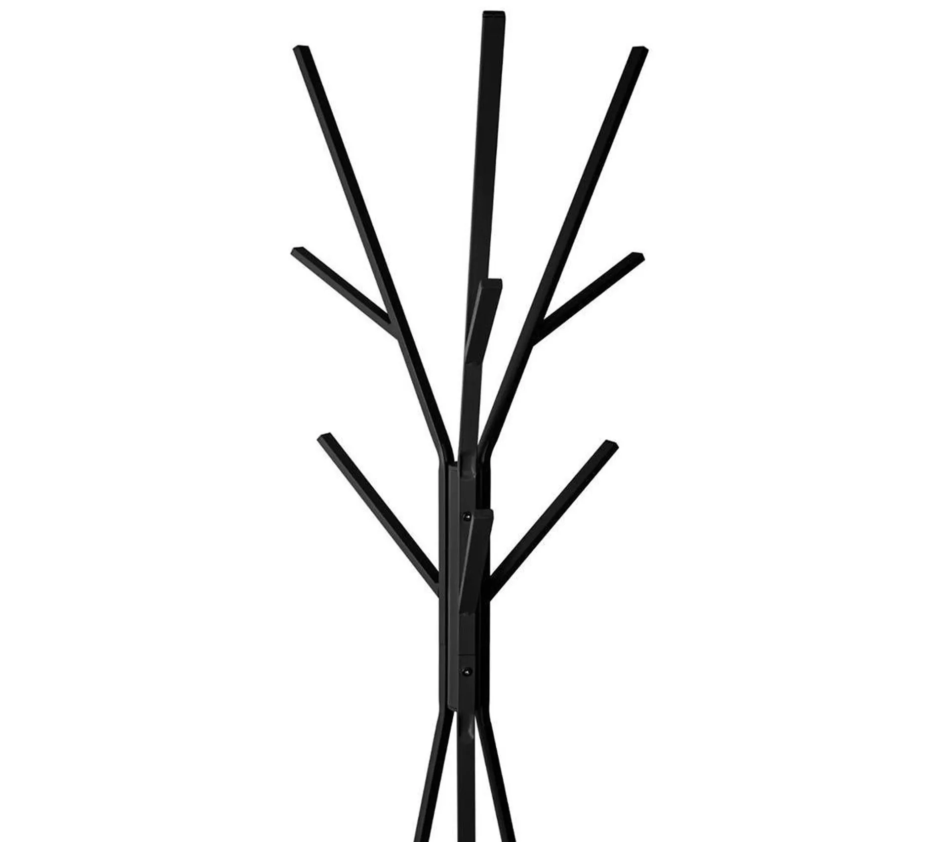 Porte-manteaux Métal Et Bois Noir