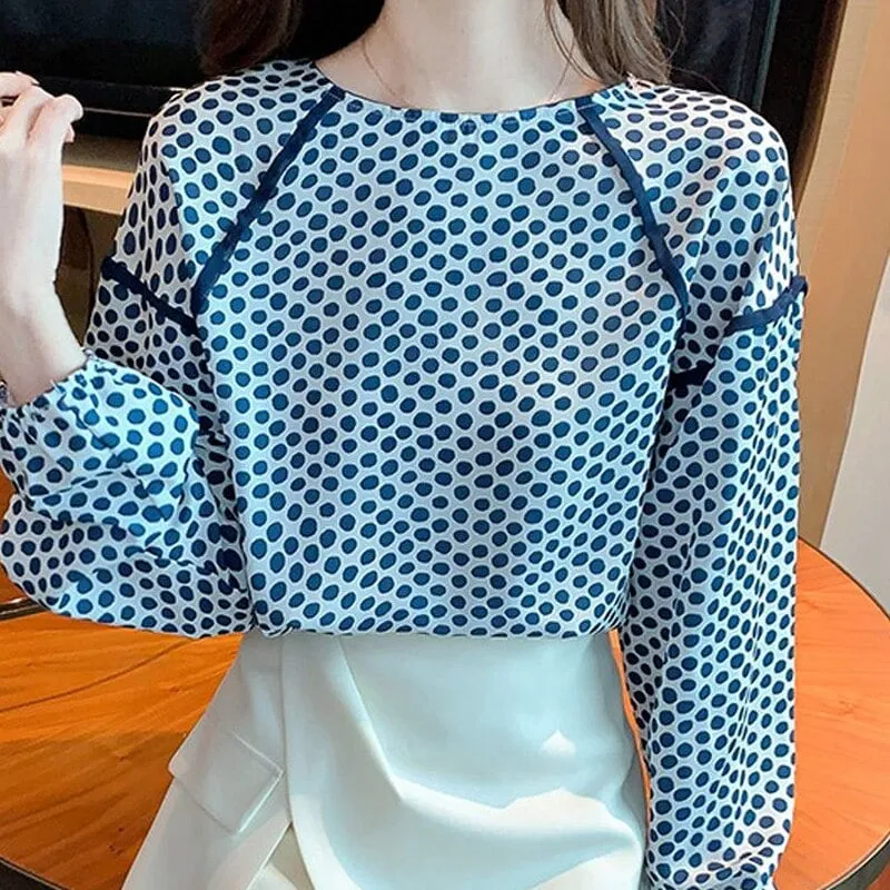 Pulls Col Rond Motifs Dignes Décontractés Printemps