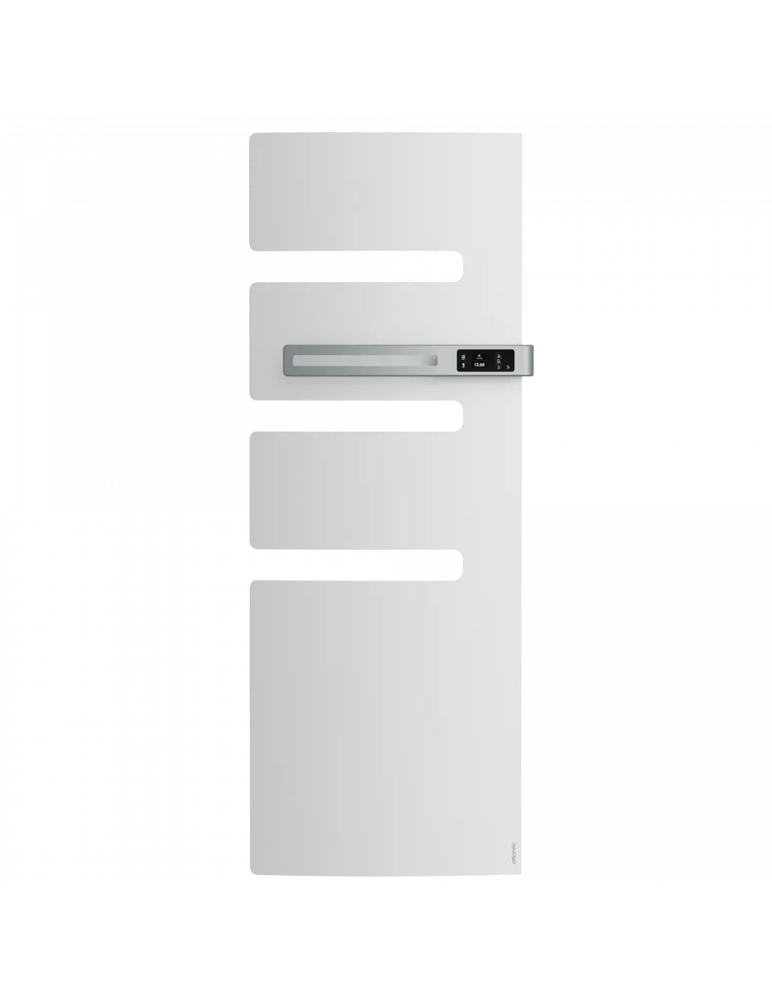 Radiateur sèche-serviettes Serenis mât gauche 750W Blanc Carat ATLANTIC 850558