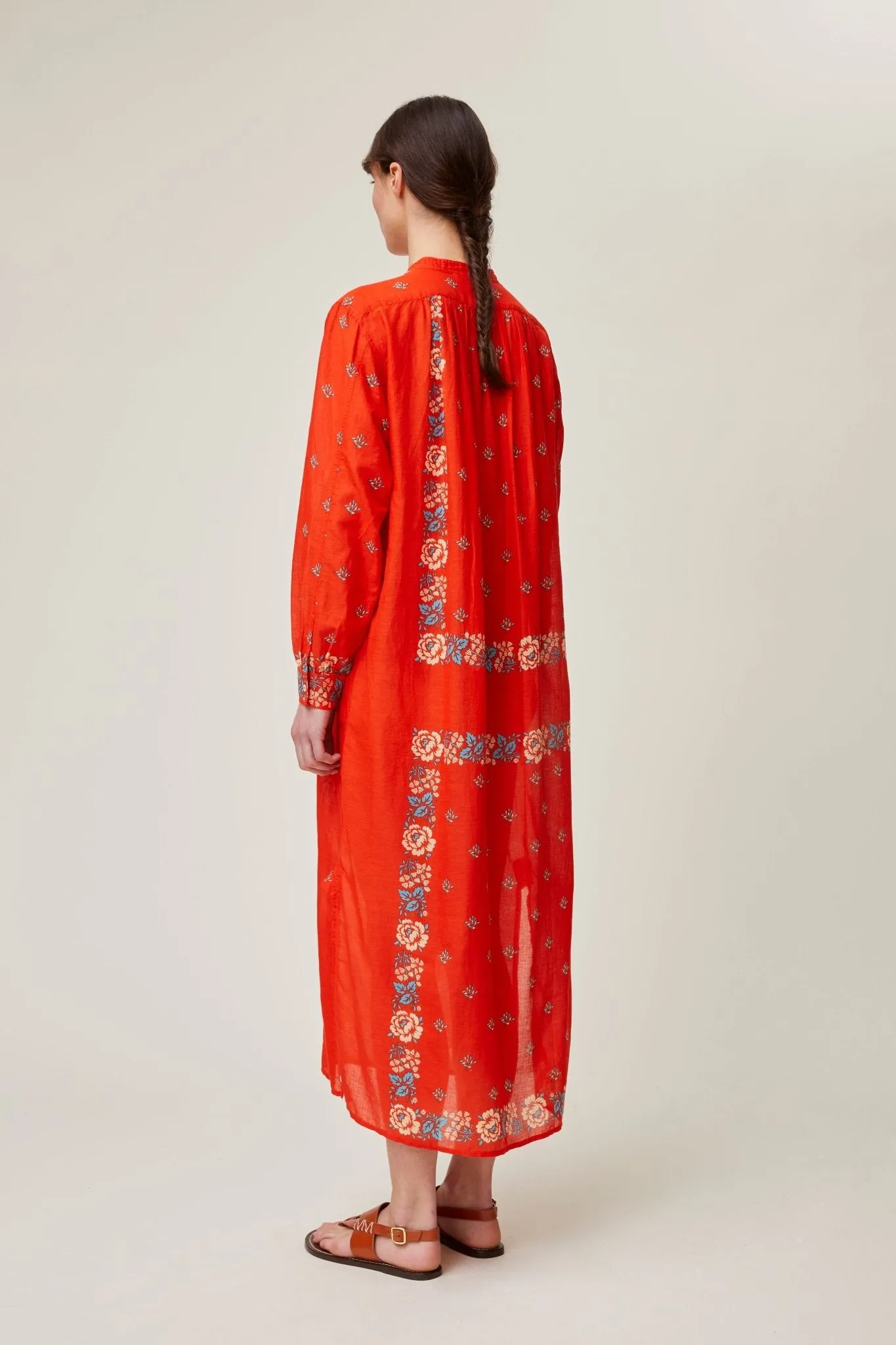 Robe Chloe N°737 Patchwork Poppy Red