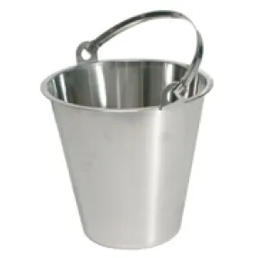 Seau gradué inox - 12 litres - Ø 31 cm avec anse 