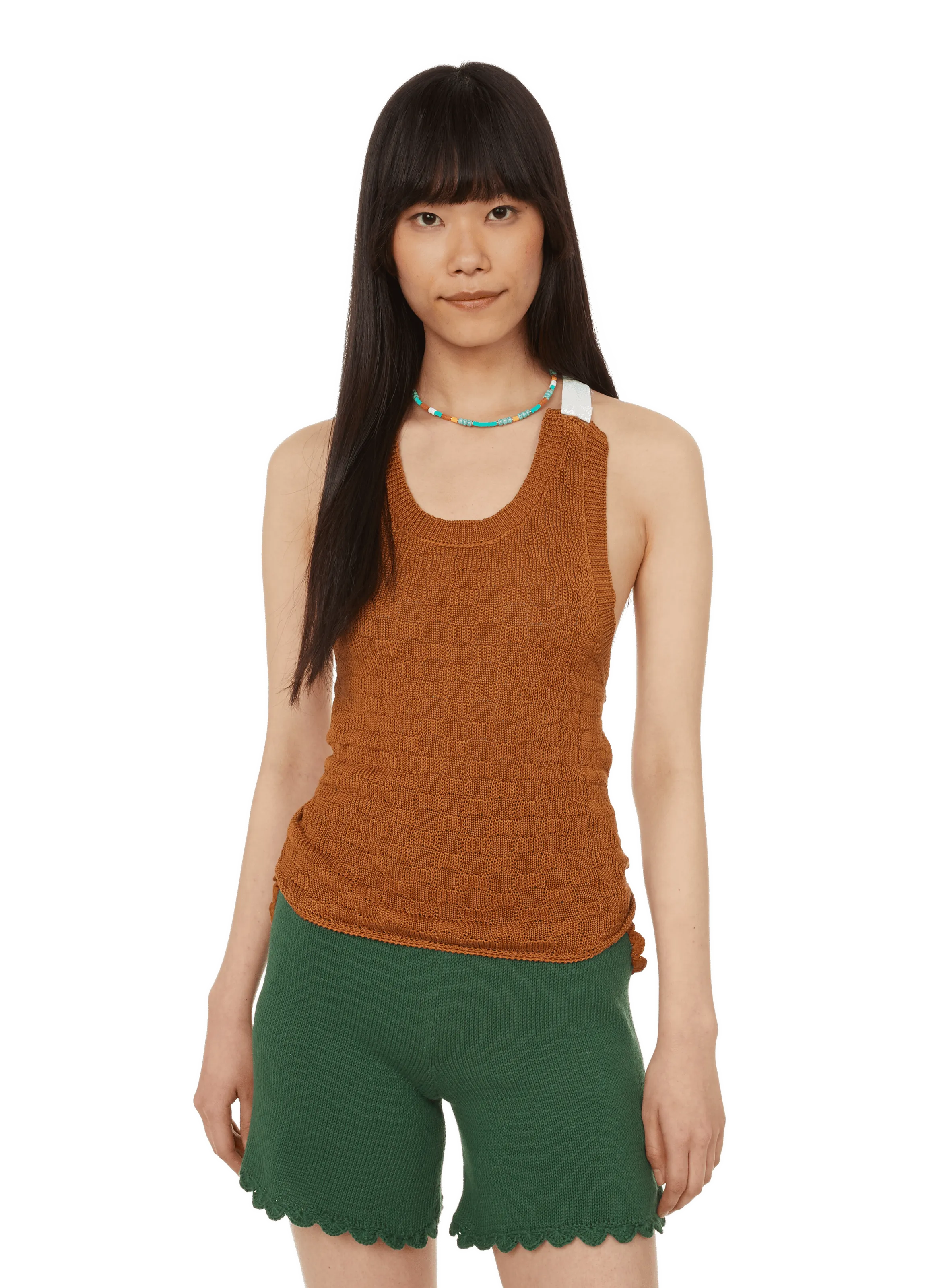 STELLA PARDO  Top Francoise en coton - Marron