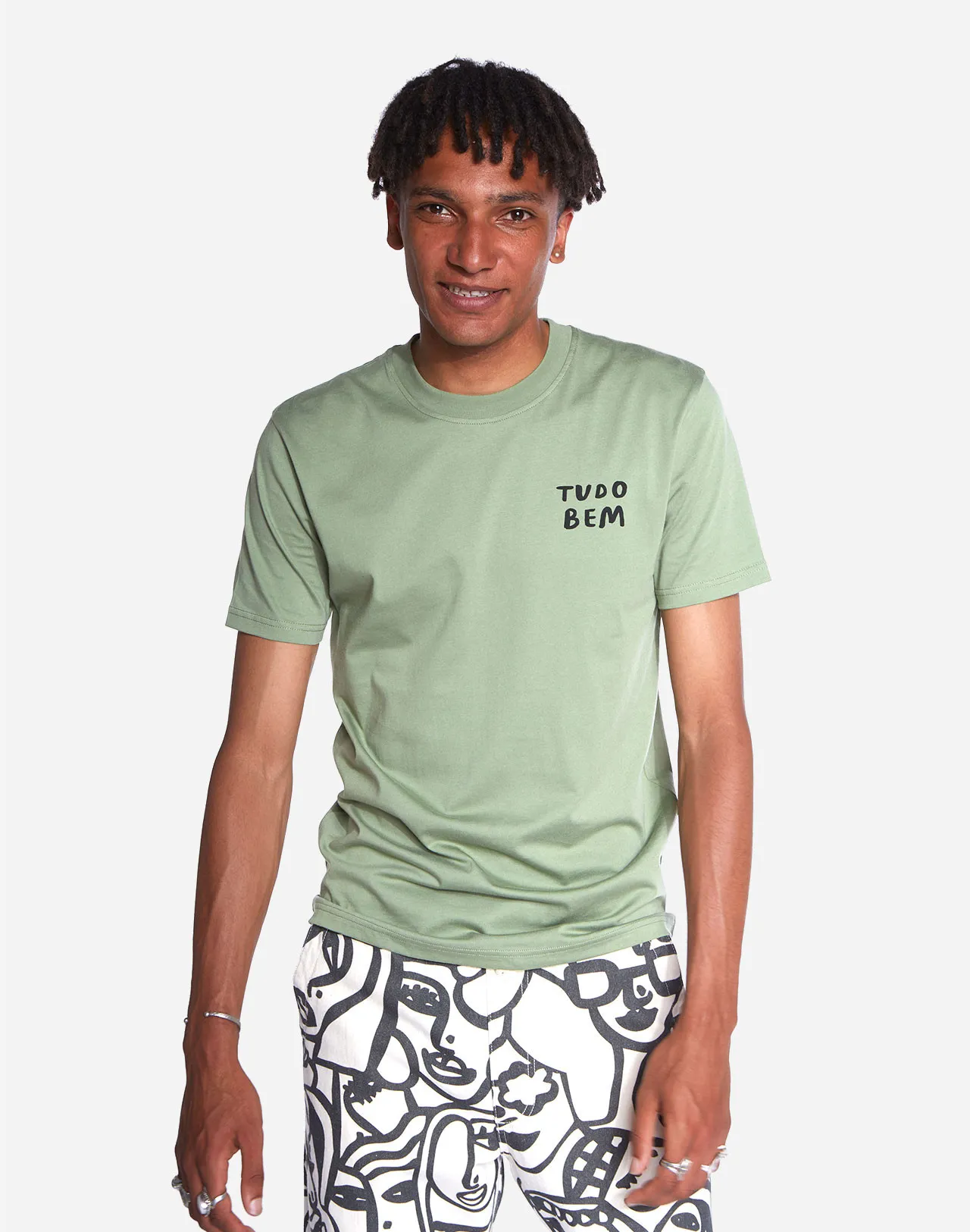 T-shirt Tudo Bem vert sauge Taille XXL Couleurs Vert sauge