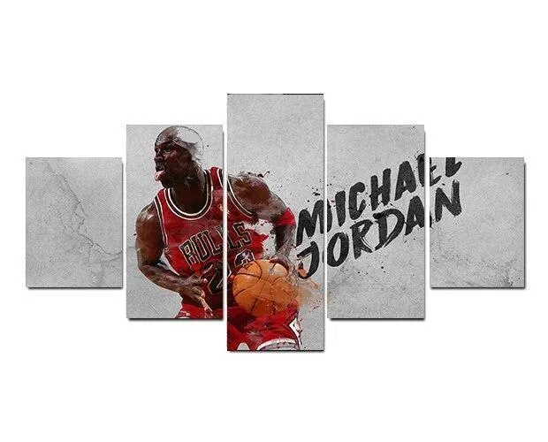 Tableau Vintage Michael Jordan Noir Et Blanc