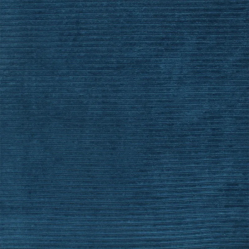 Tissu jersey velours côtelé Andrea - bleu pétrole