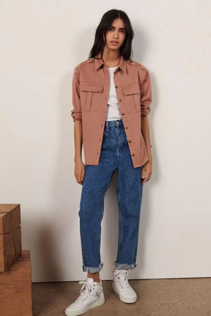 TOPS & CHEMISES ba&sh Femme | MANIA. Kaki