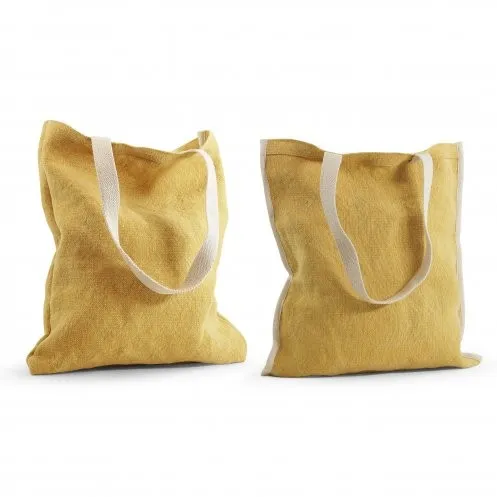 Tote bag personnalisé en toile de jute - 37x42cm - TOPDAY - Vertlapub