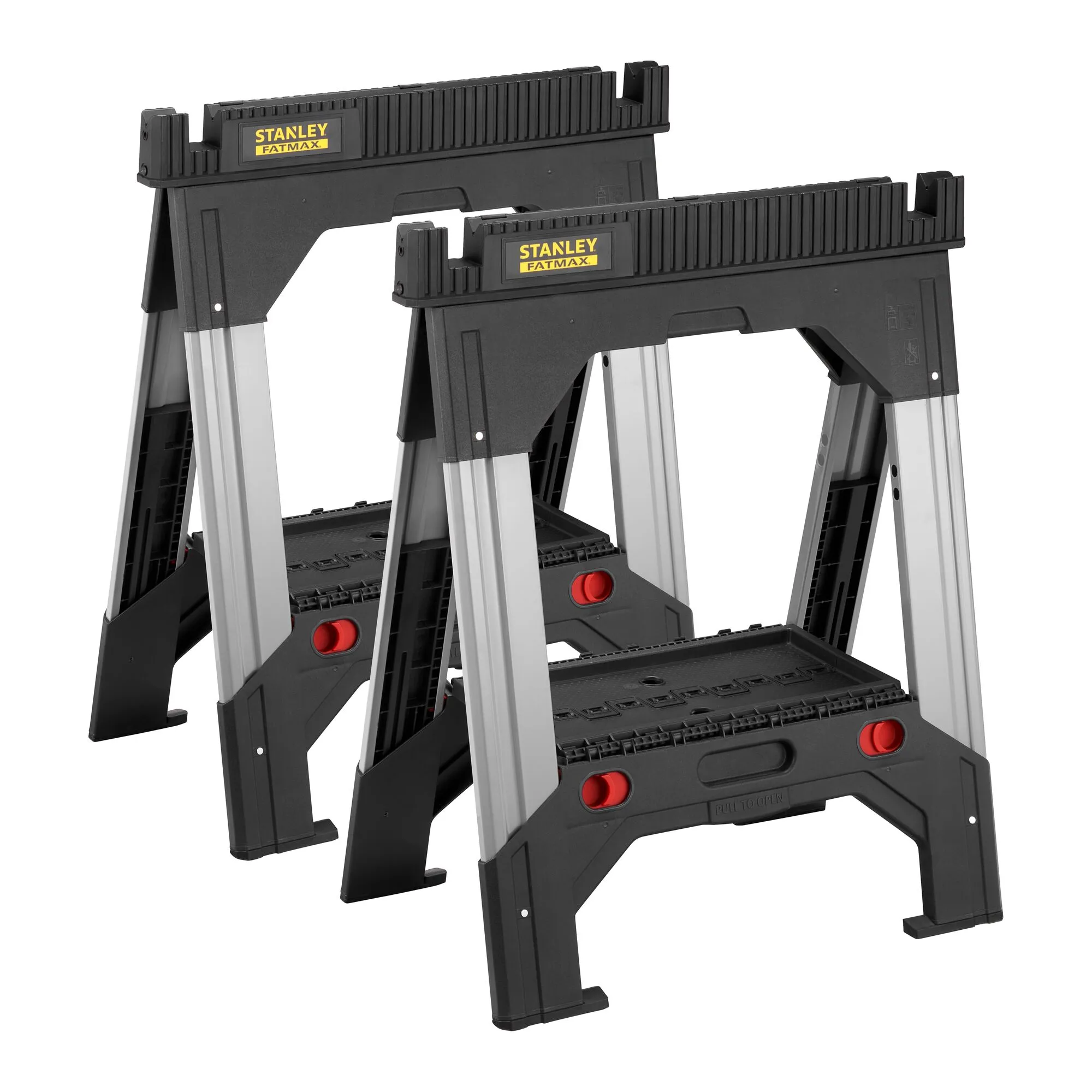 Tréteaux pliants STANLEY® FATMAX® (paire) hauteur réglable, capacité 1135 kg max