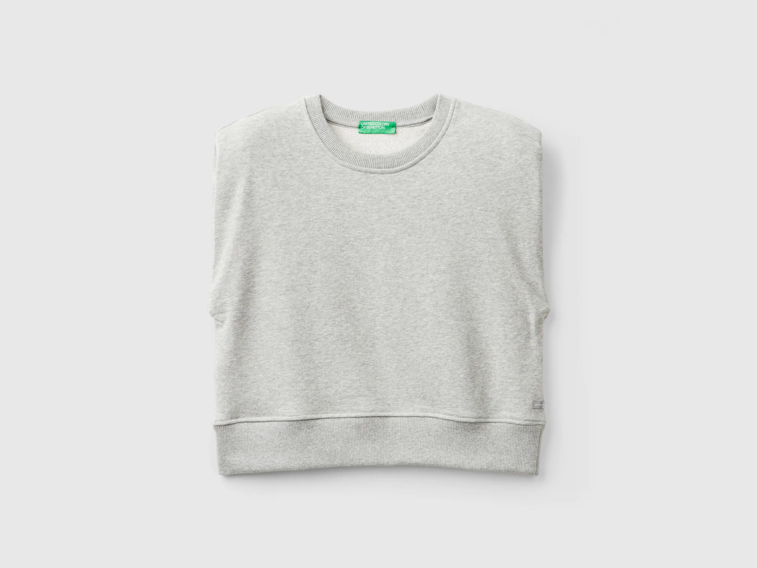 Veste courte sans manches en molleton