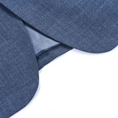 Veste de Costume classique coupe slim pour homme col revers chic- bleu