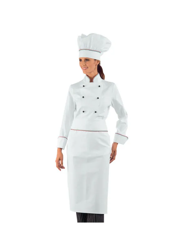 Veste de cuisine Femme italie 100% Coton