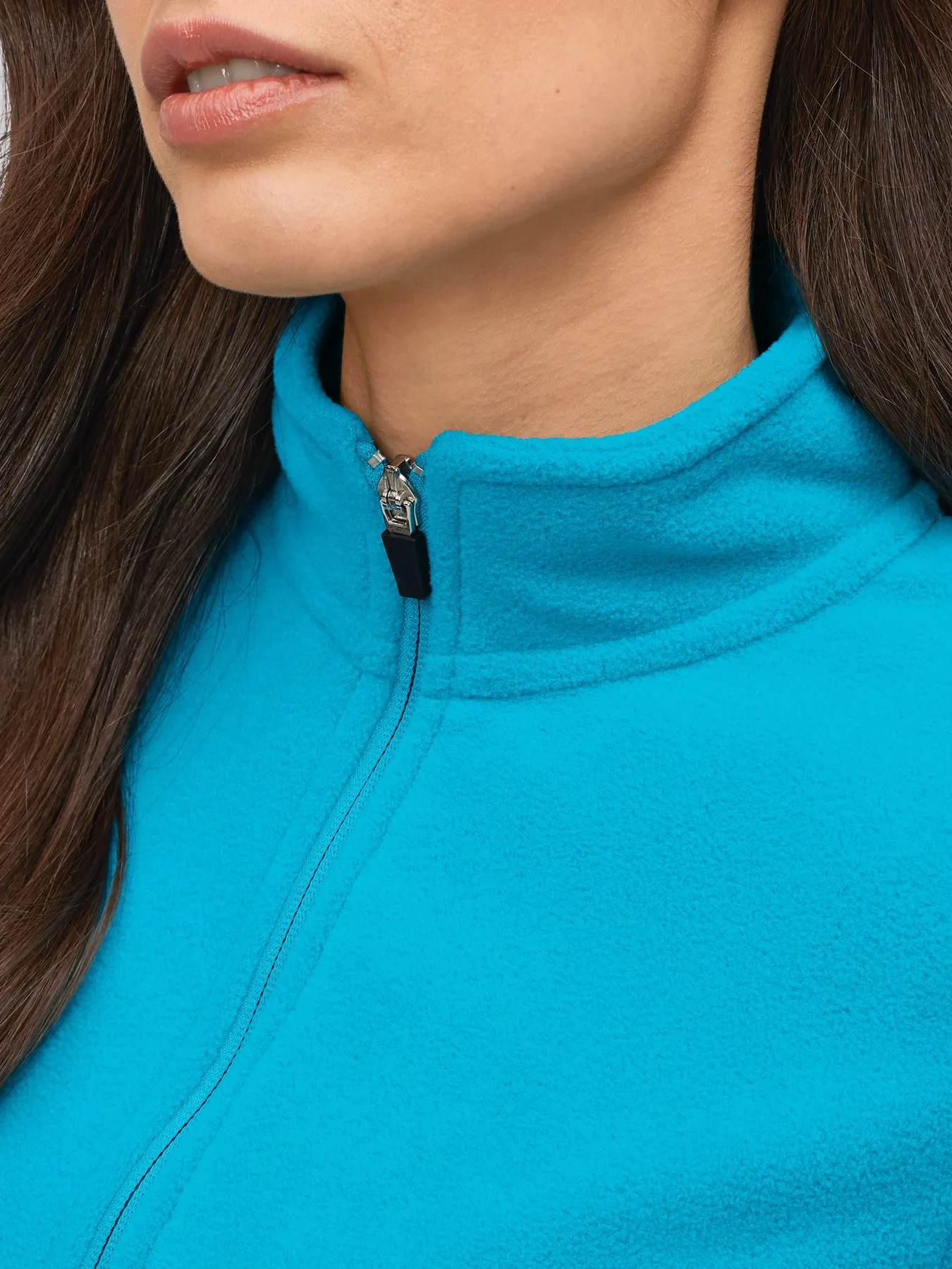 Veste polaire femme KIRUNA – coupe longue, lavage à 60°