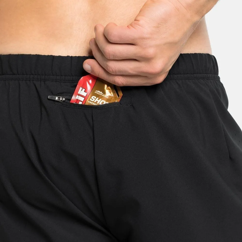 Vêtements de sport ODLO Homme | Short avec cuissard intégré ODLO Short 2-en-1 ZEROWEIGHT 12CM Black pour homme | 322562-15000