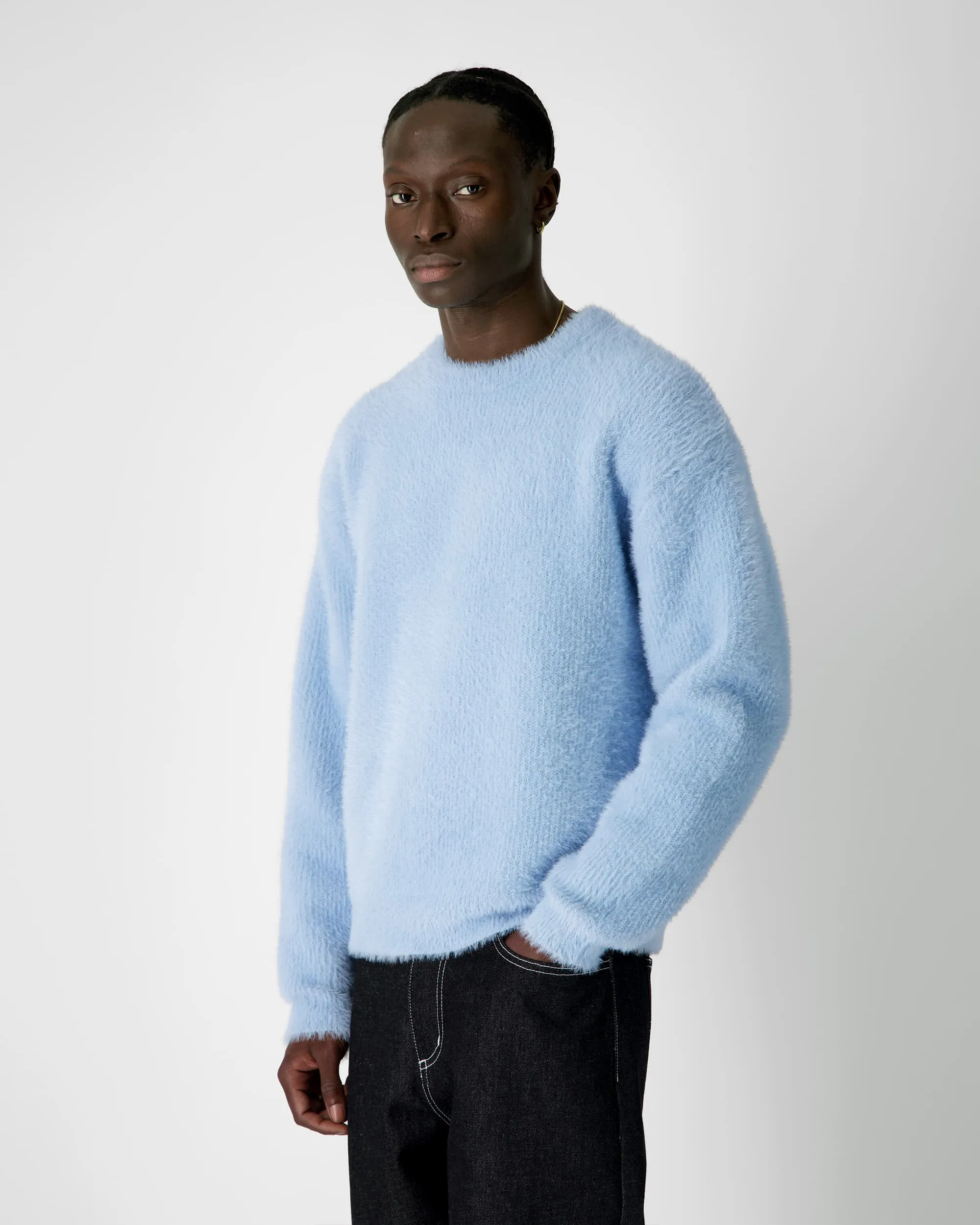 WDP Fuzzy Sweater - Bleu